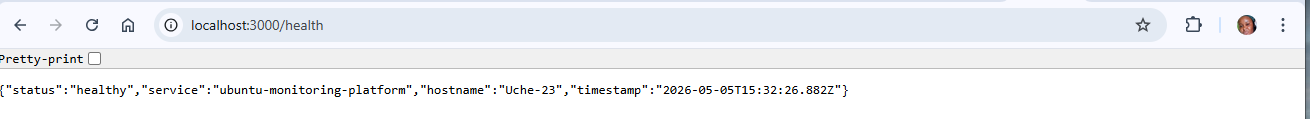 Health endpoint