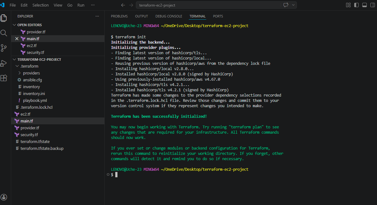 EC2 created successfully